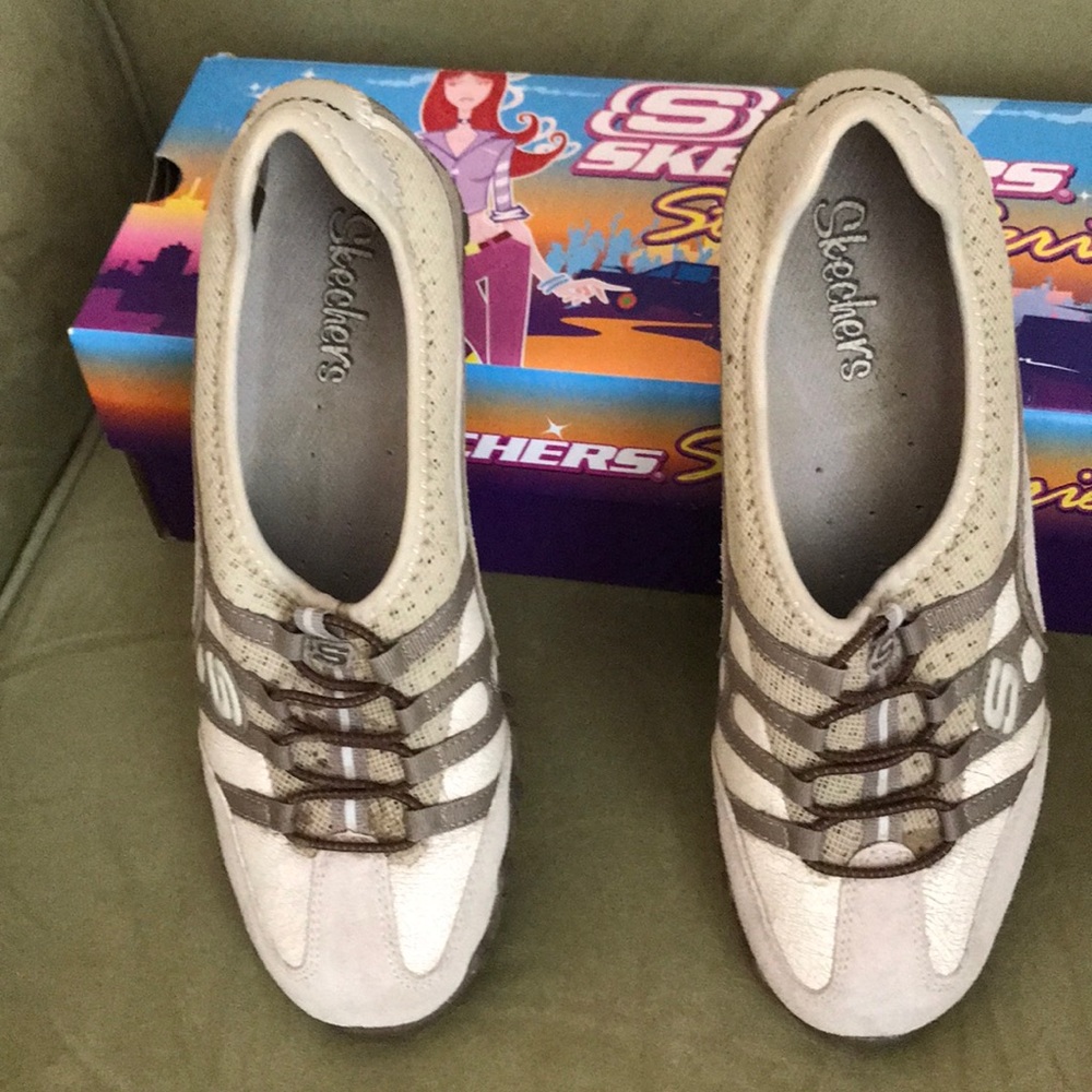 Skechers Bikers Point-Blank Off White Size 7.5
